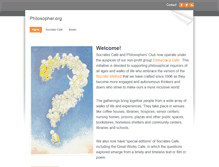 Tablet Screenshot of philosopher.org